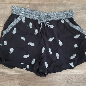 Cuffed Dress Short 100% Rayon Sz Lg